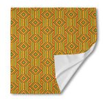 Ashanti Kente Pattern Print Silk Bandana