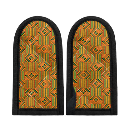 Ashanti Kente Pattern Print Skillet Handle Cover