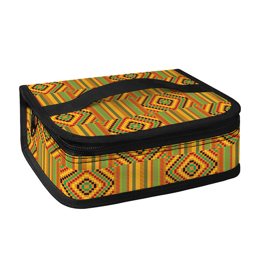 Ashanti Kente Pattern Print Small Lunch Bag