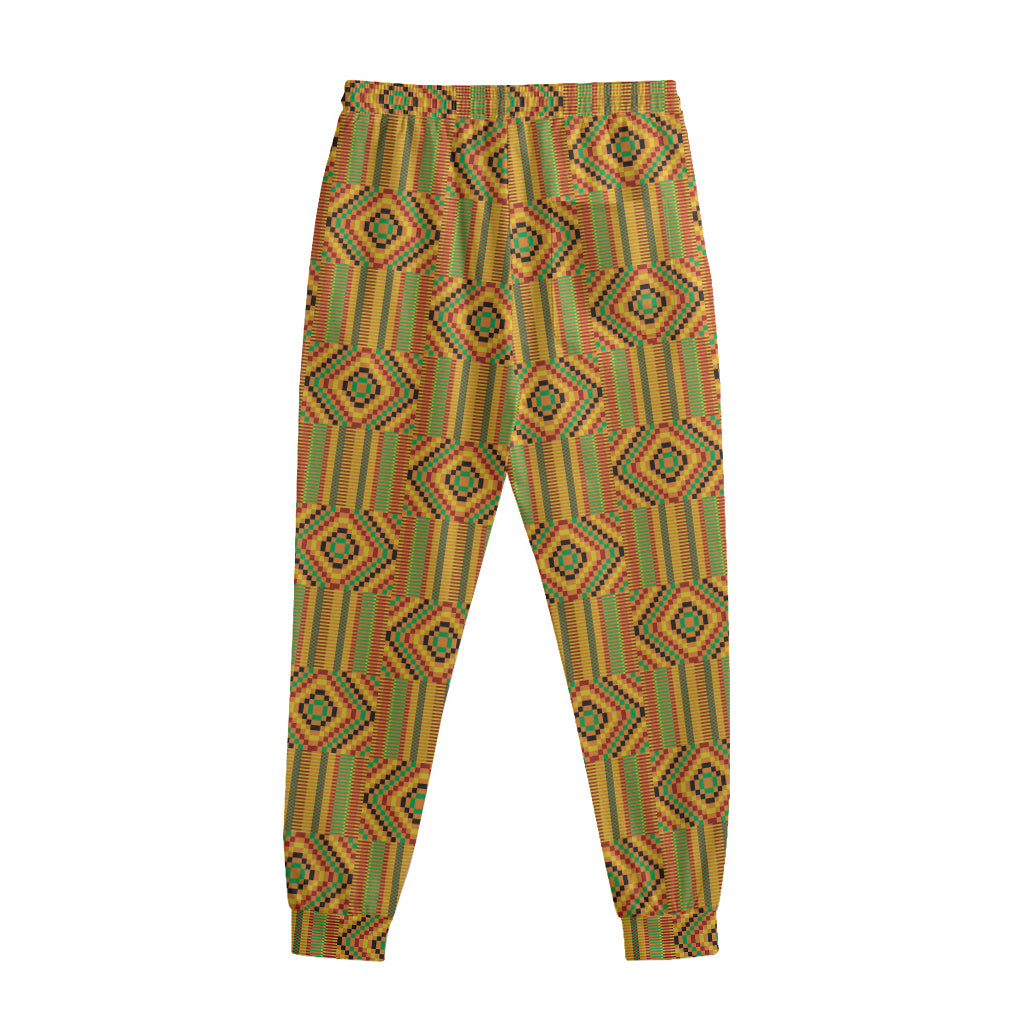 Ashanti Kente Pattern Print Sweatpants