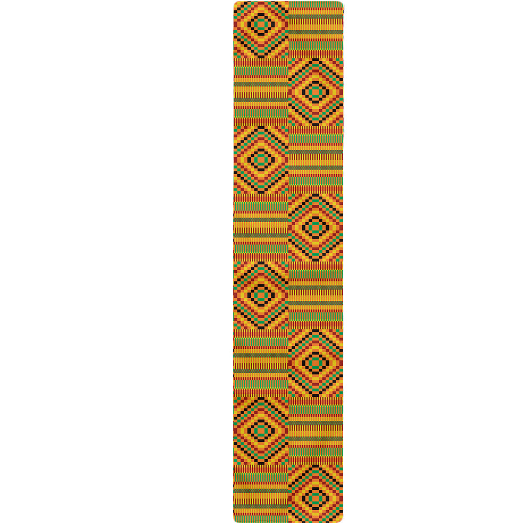 Ashanti Kente Pattern Print Table Runner