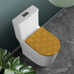 Ashanti Kente Pattern Print Toilet Lid Cover