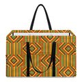 Ashanti Kente Pattern Print Utility Tote Bag