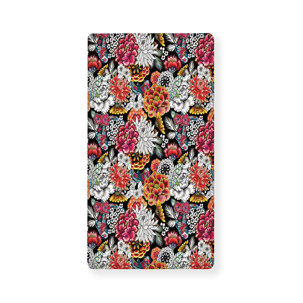 Asian Chrysanthemum Pattern Print Baby Crib Sheet