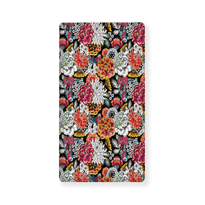 Asian Chrysanthemum Pattern Print Baby Crib Sheet