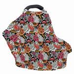Asian Chrysanthemum Pattern Print Baby Seat Cover