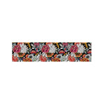 Asian Chrysanthemum Pattern Print Bed Runner