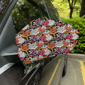 Asian Chrysanthemum Pattern Print Car Side Mirror Covers