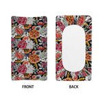 Asian Chrysanthemum Pattern Print Changing Pad Cover