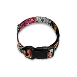 Asian Chrysanthemum Pattern Print Dog Collar