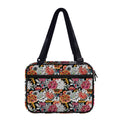 Asian Chrysanthemum Pattern Print Double Strap Bible Bag
