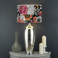 Asian Chrysanthemum Pattern Print Drum Lamp Shade