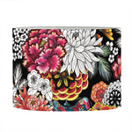 Asian Chrysanthemum Pattern Print Drum Lamp Shade
