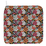 Asian Chrysanthemum Pattern Print Hand Towel