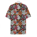 Asian Chrysanthemum Pattern Print Hawaiian Shirt