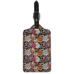 Asian Chrysanthemum Pattern Print Luggage Tag