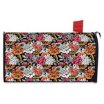 Asian Chrysanthemum Pattern Print Mailbox Cover