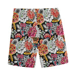 Asian Chrysanthemum Pattern Print Men's Sports Shorts