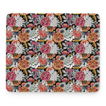 Asian Chrysanthemum Pattern Print Mouse Pad