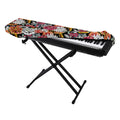 Asian Chrysanthemum Pattern Print Piano Keyboard Cover
