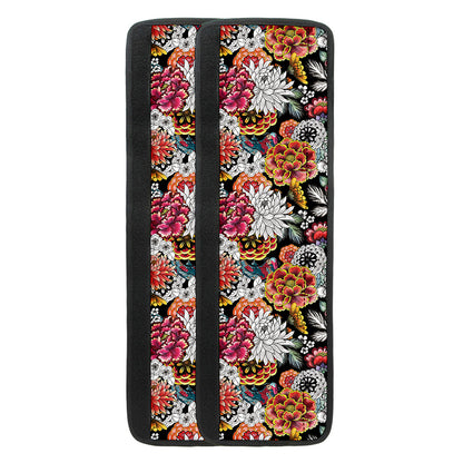 Asian Chrysanthemum Pattern Print Refrigerator Handle Covers