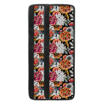Asian Chrysanthemum Pattern Print Refrigerator Handle Covers