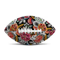 Asian Chrysanthemum Pattern Print Rugby Ball