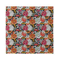 Asian Chrysanthemum Pattern Print Silk Bandana