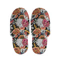 Asian Chrysanthemum Pattern Print Slippers