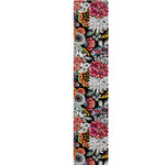 Asian Chrysanthemum Pattern Print Table Runner