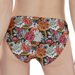 Asian Chrysanthemum Pattern Print Women's Panties