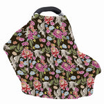 Asian Crane Bird Pattern Print Baby Seat Cover