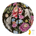 Asian Crane Bird Pattern Print Basketball