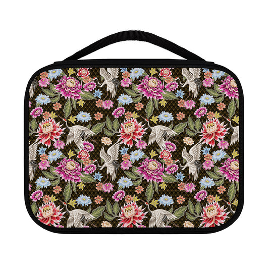 Asian Crane Bird Pattern Print Classic Bible Case