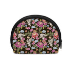 Asian Crane Bird Pattern Print Coin Purse