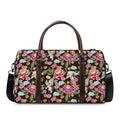 Asian Crane Bird Pattern Print Duffel Bag
