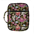 Asian Crane Bird Pattern Print Front Pocket Bible Bag