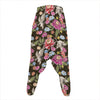 Asian Crane Bird Pattern Print Hammer Pants