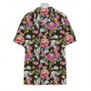 Asian Crane Bird Pattern Print Hawaiian Shirt