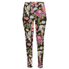 Asian Crane Bird Pattern Print High-Waisted Pocket Leggings