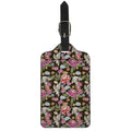 Asian Crane Bird Pattern Print Luggage Tag