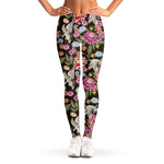 Asian Crane Bird Pattern Print Women's Leggings