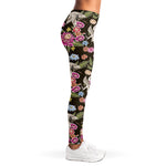 Asian Crane Bird Pattern Print Women's Leggings