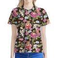 Asian Crane Bird Pattern Print Women's Polo Shirt