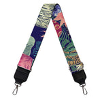 Asian Elephant And Tiger Print Bag Strap
