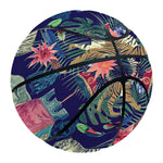 Asian Elephant And Tiger Print Basketball