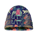 Asian Elephant And Tiger Print Beanie