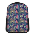 Asian Elephant And Tiger Print Casual Backpack