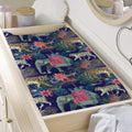 Asian Elephant And Tiger Print Changing Pad Cover