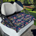 Asian Elephant And Tiger Print Golf Cart Seat Cover